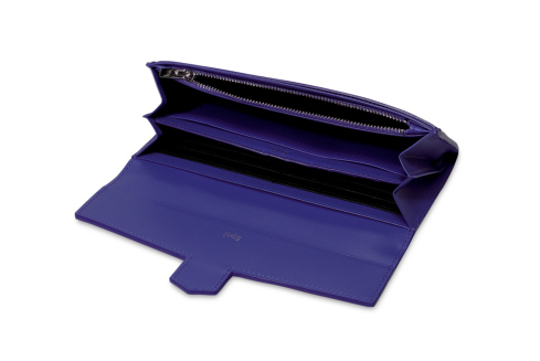 Epoi(エポイ)ラグーンのレディース単カードケース付長財布 ブルーの内装