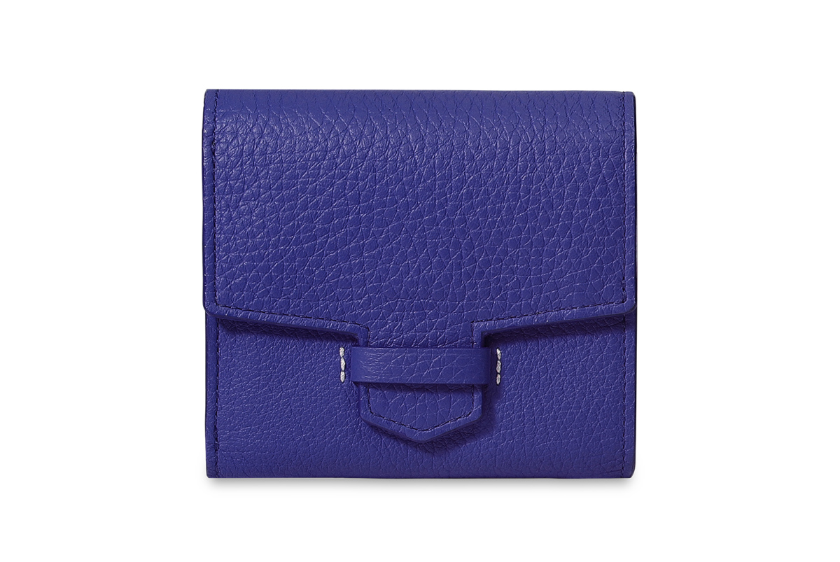 Epoi(エポイ)ラグーンのレディース中BOX二つ折り財布 ブルー