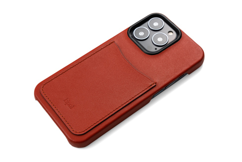 EpoiエポイノットシリーズのiPhone13カバーケース（スマホケース）レンガブラウン