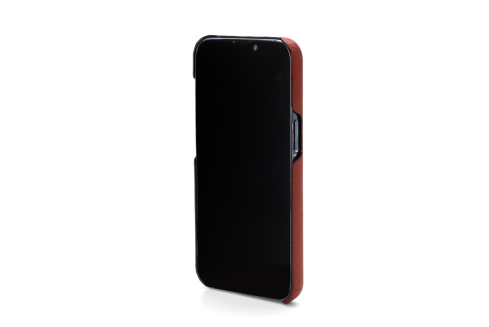 EpoiエポイノットシリーズのiPhone13Proカバーケース（スマホケース）レンガブラウン