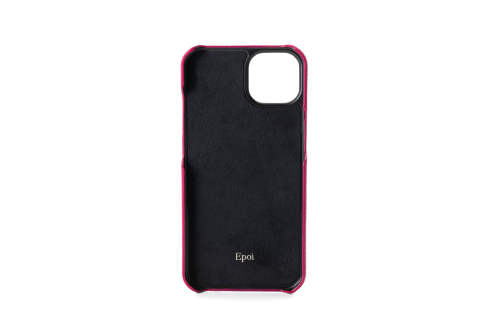 Epoi（エポイ）ラグーンのiPhone13Pro背面カバーケース フューシャピンク内装
